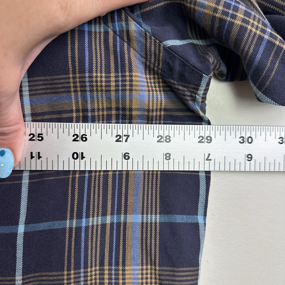 CC FILSON Seattle Blue Plaid Button Down Mens XXL Long Sleeve Cotton Lightweight - Picture 4 of 7